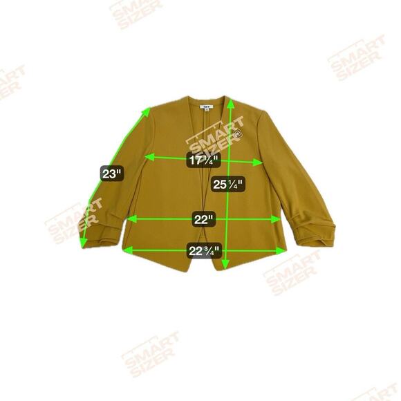 Womens Mustard Yellow 2 Pc Pant Suit Sz XL Corpcore Office Siren - Picture 14 of 14